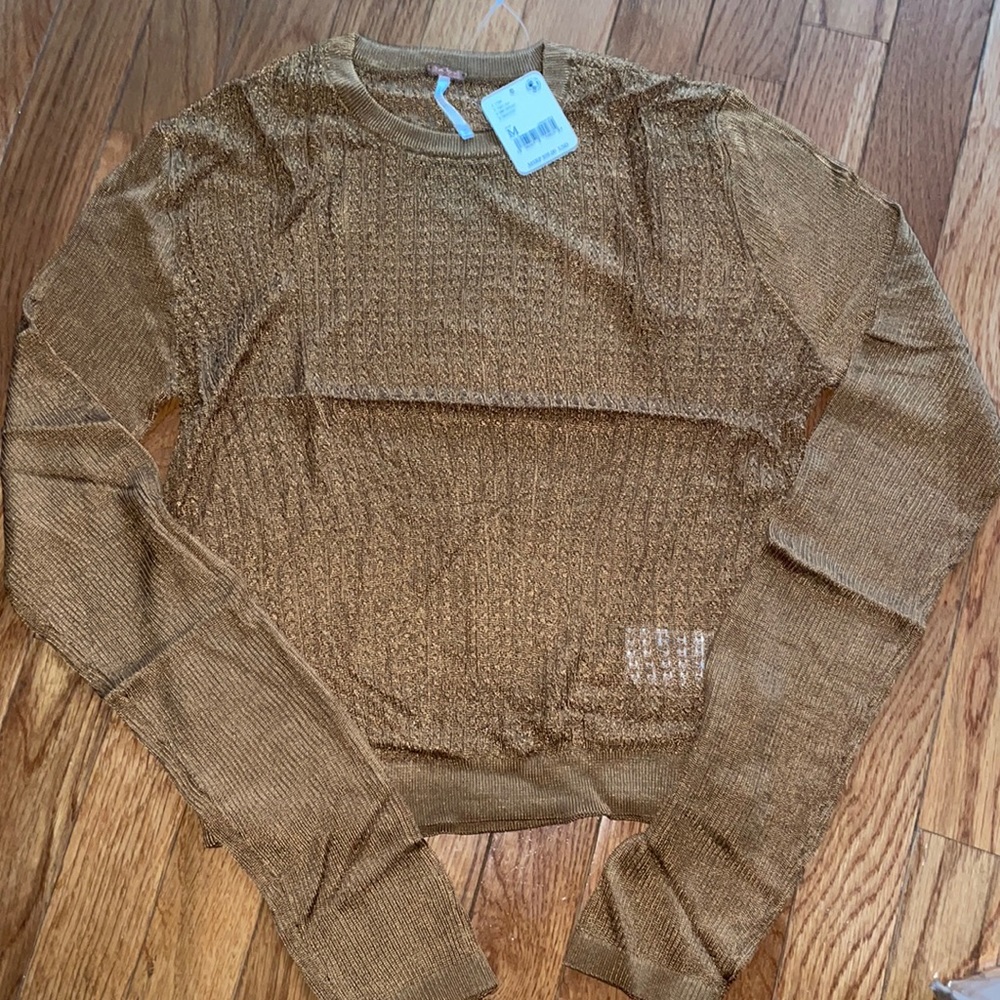 Free people H2O pullover (tiger eye)